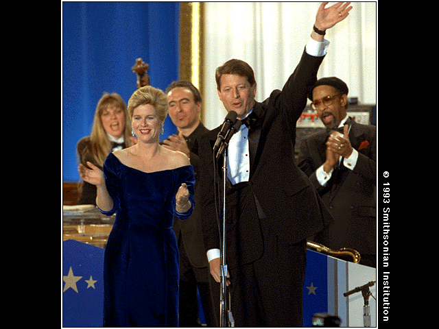 Presidential Inauguration Vintage Veste Bill Clinton L Large Bum Equipment 1993 