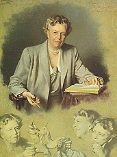 Picture of Anna Eleanor Roosevelt Roosevelt
