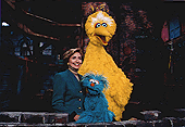 Hillary Clinton and Big Bird