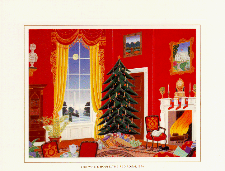 [PHOTO: The 

1994 White House Holiday Card - Outside View]