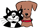 Cartoon image of  Socks and Buddy