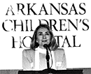 [PHOTO: Hillary Clinton giving speech for the Arkansas Children's  Hospital