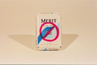 PHOTO: Pack of no-smoking cigarettes
