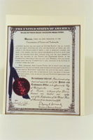 PHOTO: Genetics Patent Certificate