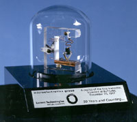 PHOTO: Model of First Transistor